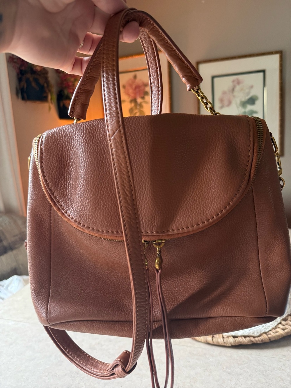 Retired HOBO Fern Top Handle Satchel